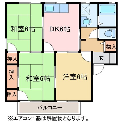 コーポＫの物件間取画像